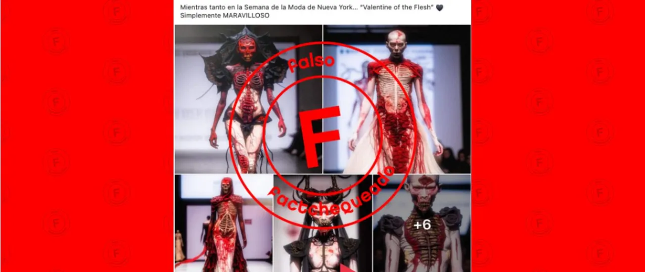 No, estas imágenes de la Semana de la Moda de Nueva York no son reales: fueron creadas con inteligencia artificial