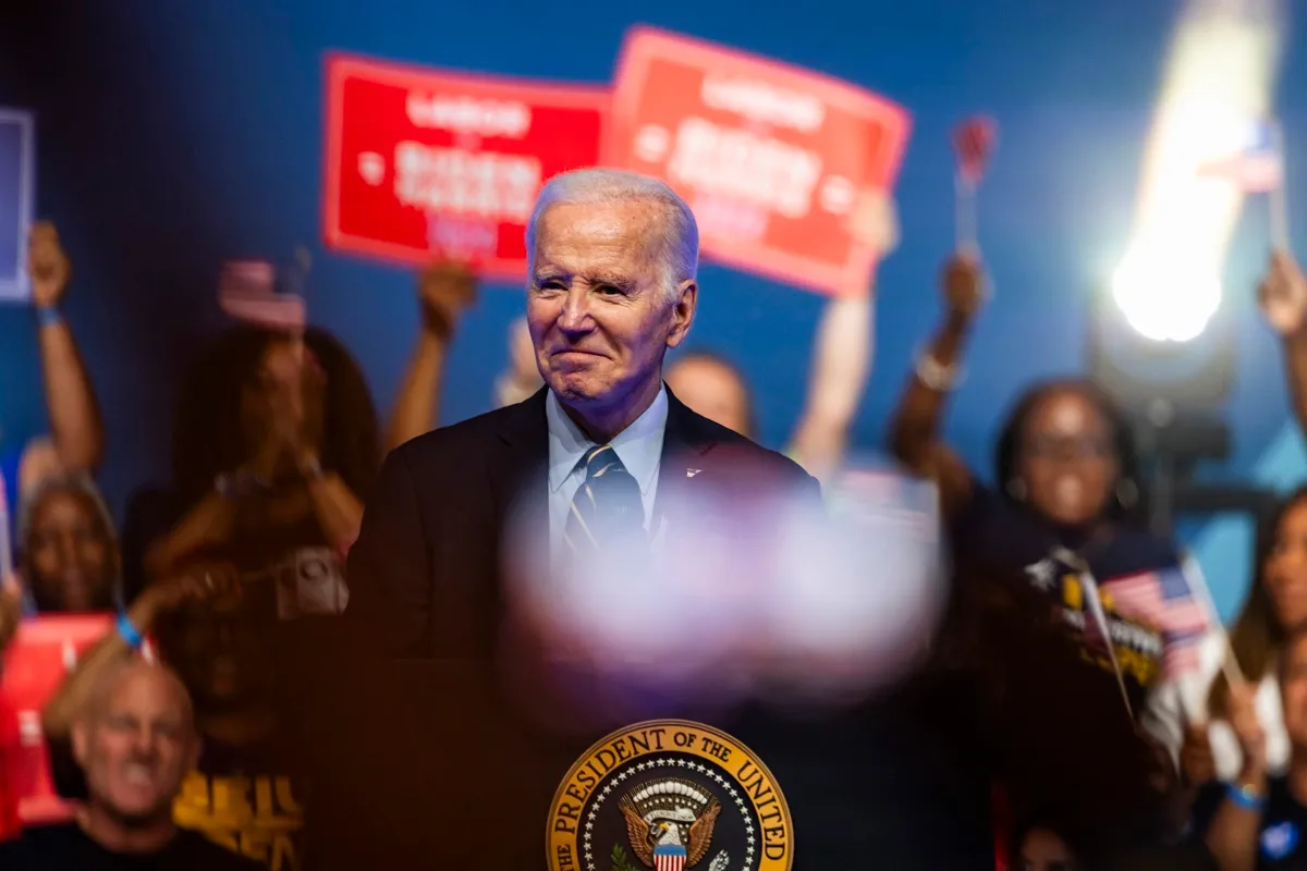El Presidente Biden celebra un mitin de reelección en Filadelfia