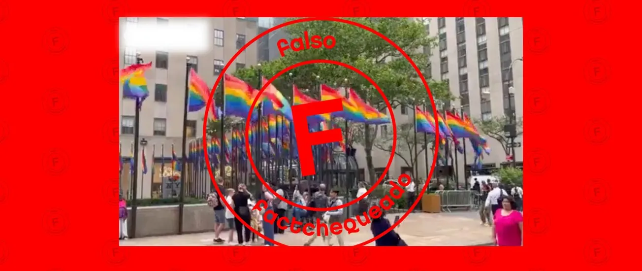 No, la ONU no ha bajado las banderas de los países miembros para poner las del orgullo LGBTQ: es una exhibición en la Rockefeller Plaza