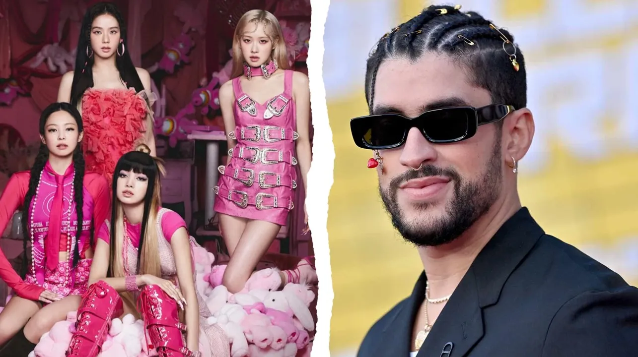 black pink bad bunny