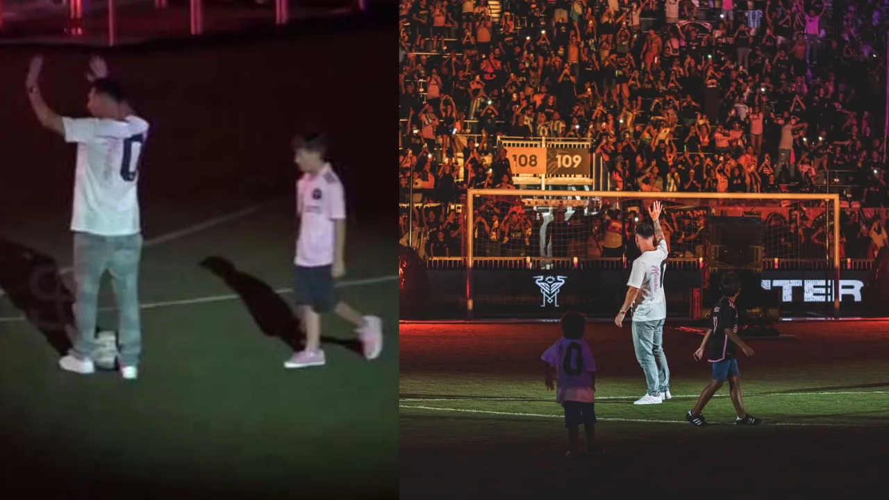 Thiago Messi caño