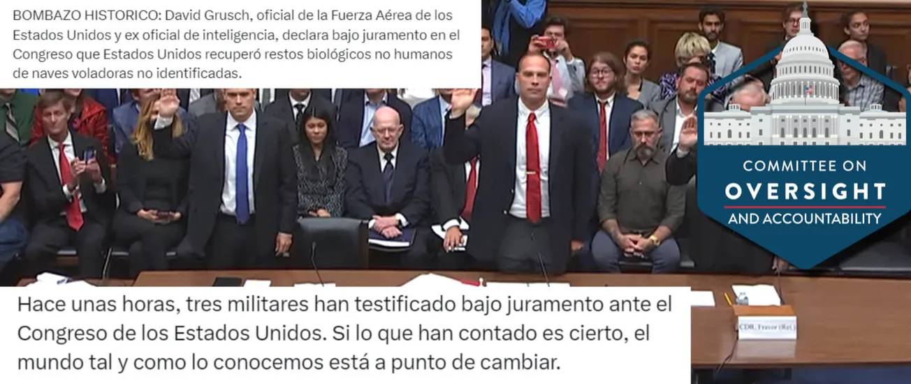 Declaraciones en la audiencia del Congreso sobre extraterrestres: preguntas y respuestas