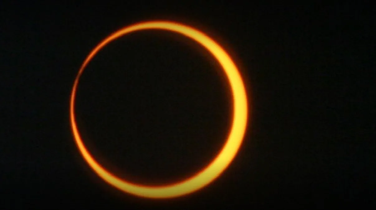 El eclipse ocurrirá este sábado 14 de octubre de 2023. Foto: solarsystem.nasa.gov.