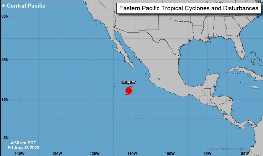 Tormenta Hilary