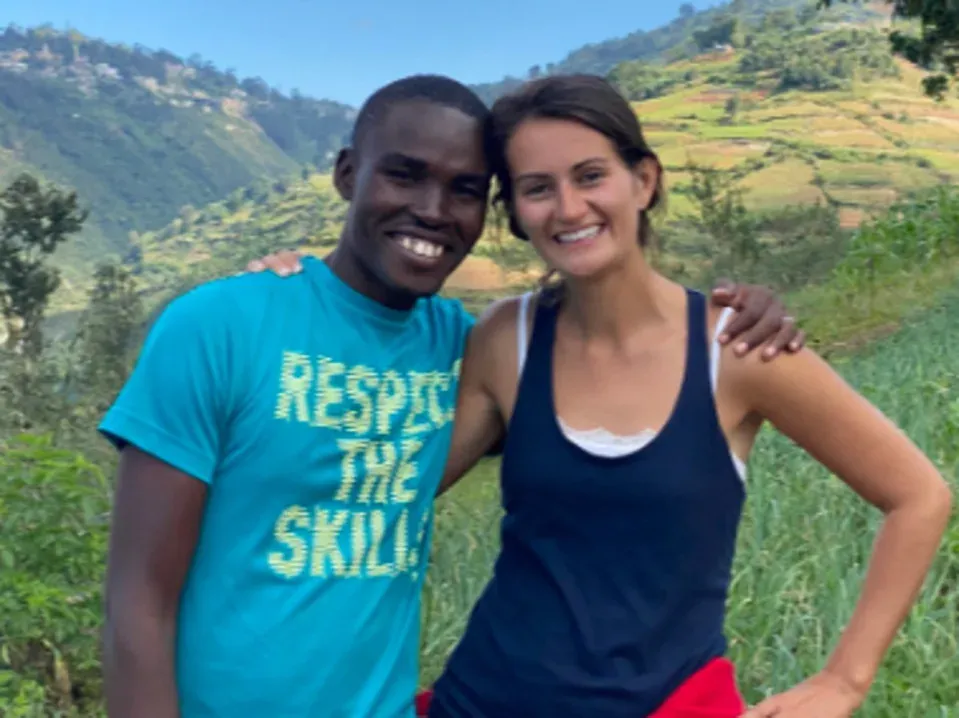 Alix Dorsainvil y su marido Sandro Dorsainvil.