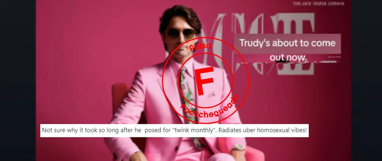 Traje rosa de Trudeau