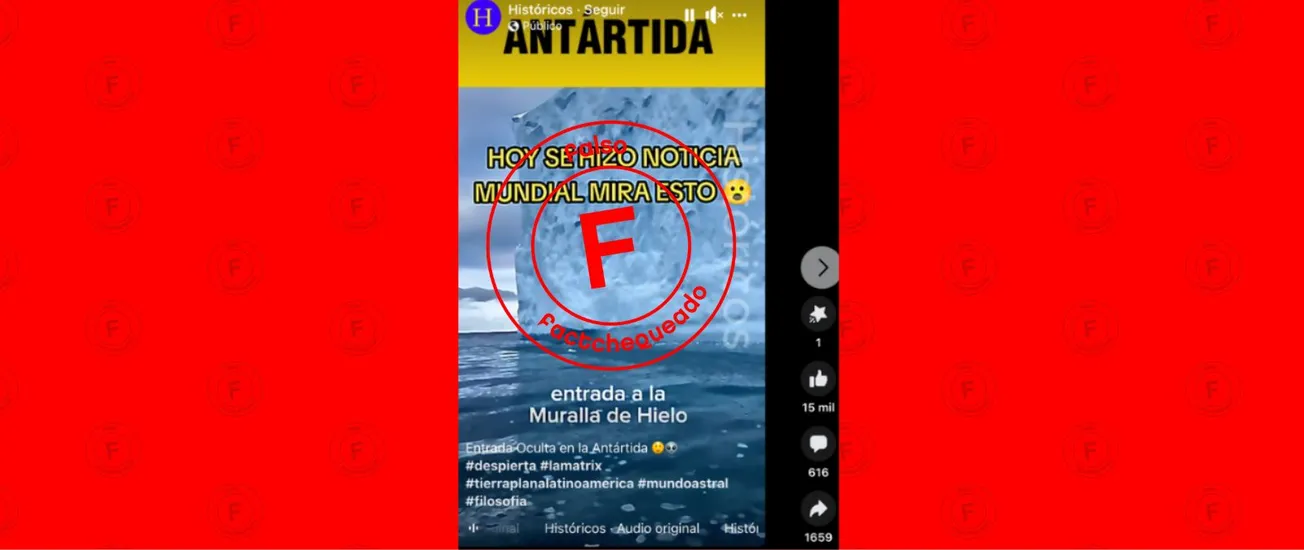 Antártida y la tierra plana teoría desmentida