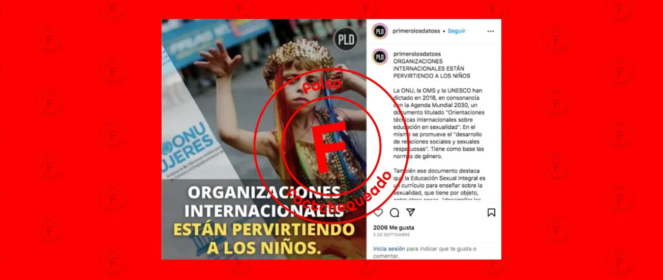 Organizaciones internacionales pervirtiendo niños