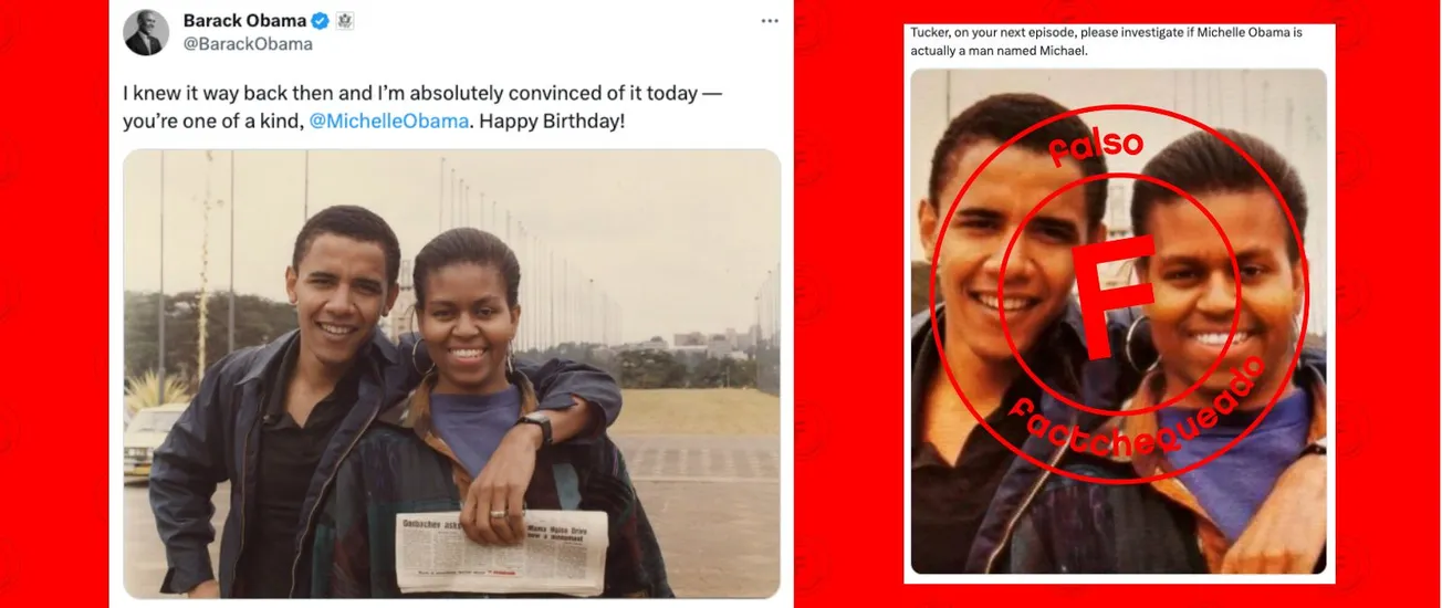 Michelle Obama Transgénero desmentido