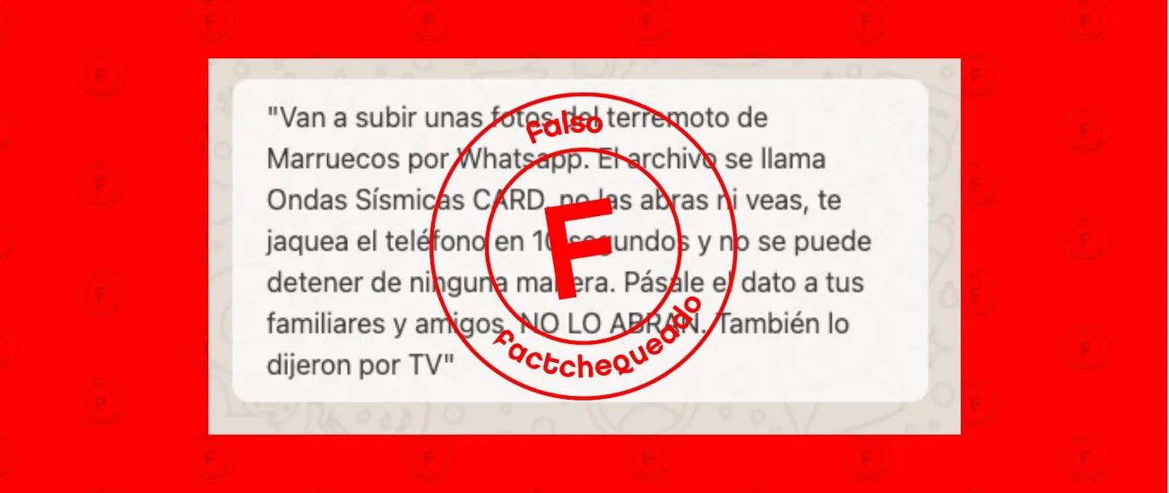 Fotos que hackean el teléfono FALSO
