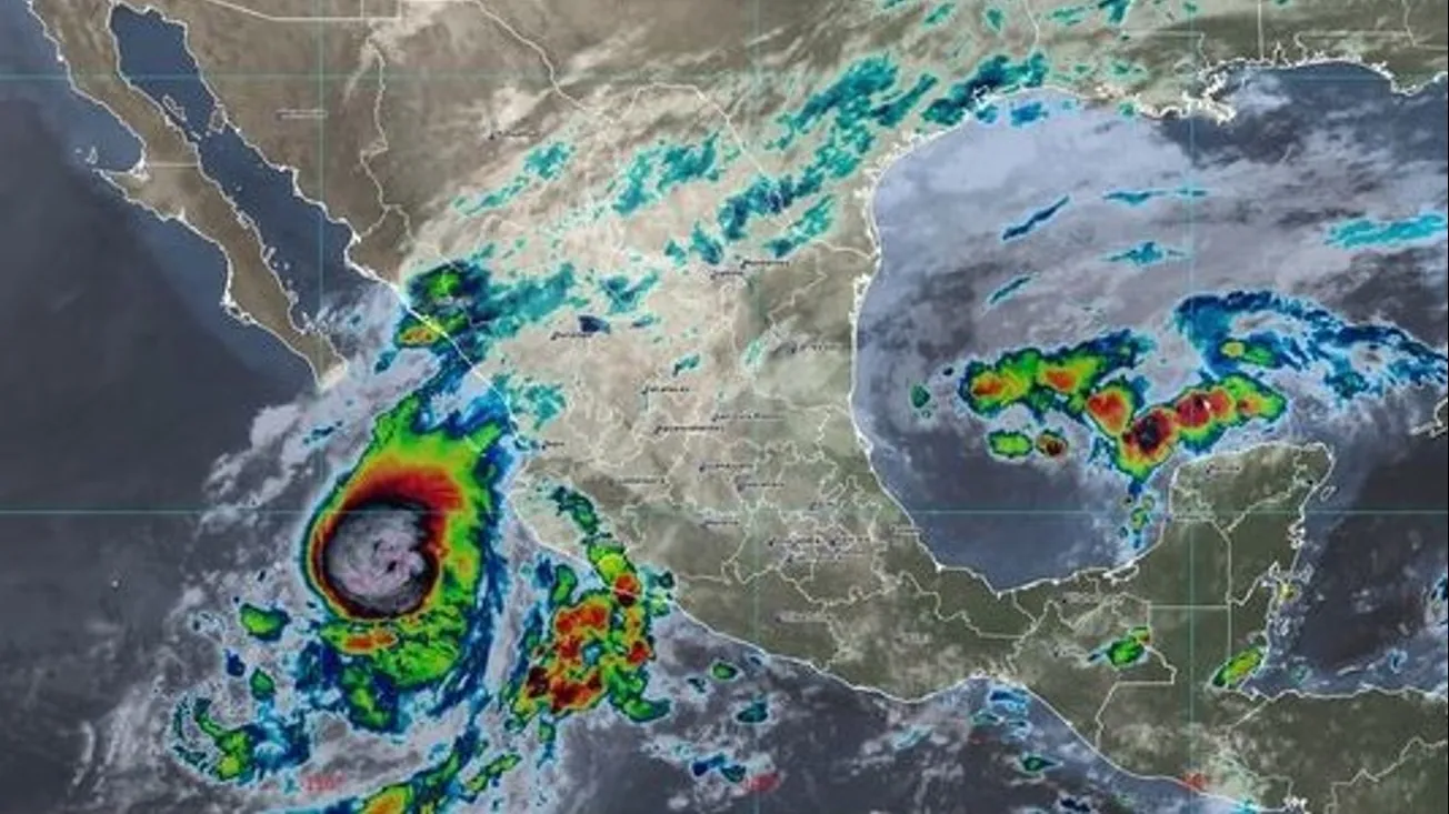 Huracán Lidia se formó en costas de México