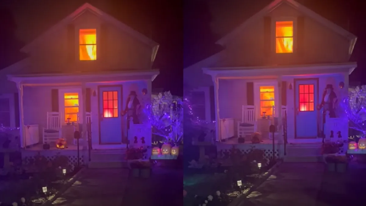 Llaman a bomberos de Nueva York por incendio en casa, pero era una decoración de Halloween