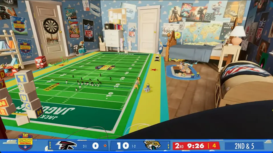 Toy Story partido de NFL