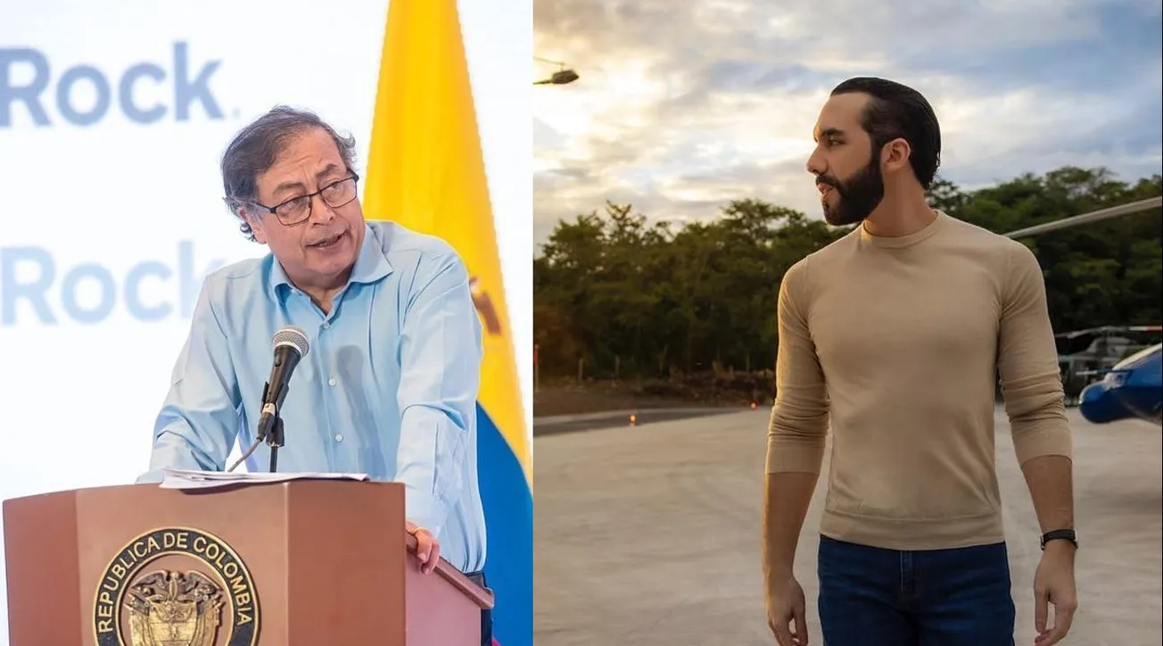Nayib Bukele se burla de Gustavo Petro tras triunfo de Javier Milei en Argentina