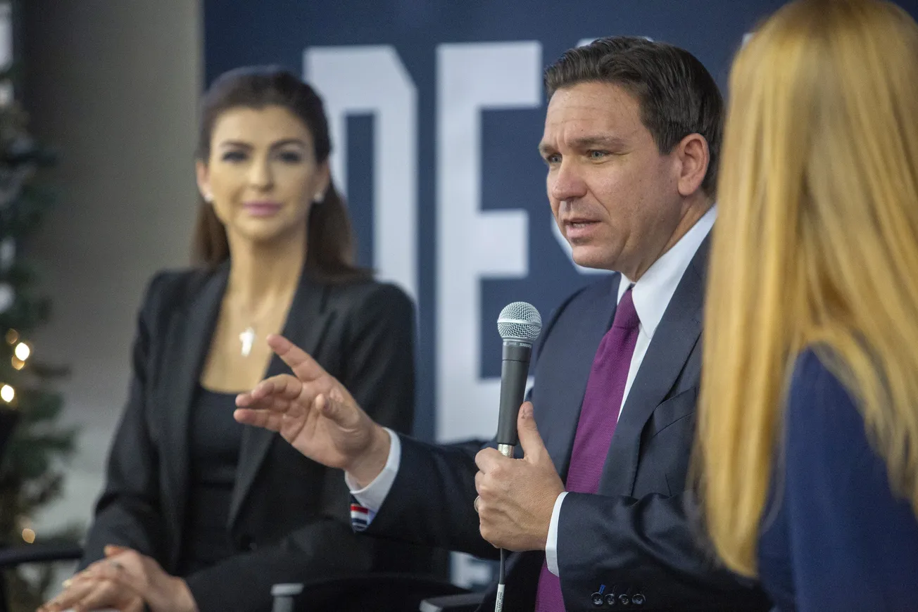 DeSantis y Trump