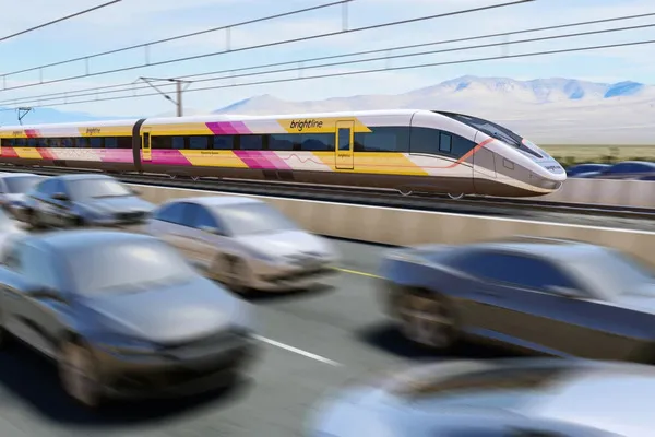 Brightline West conectará Las Vegas y California del sur con trenes de alta velocidad luego de que el presupuesto multimillon