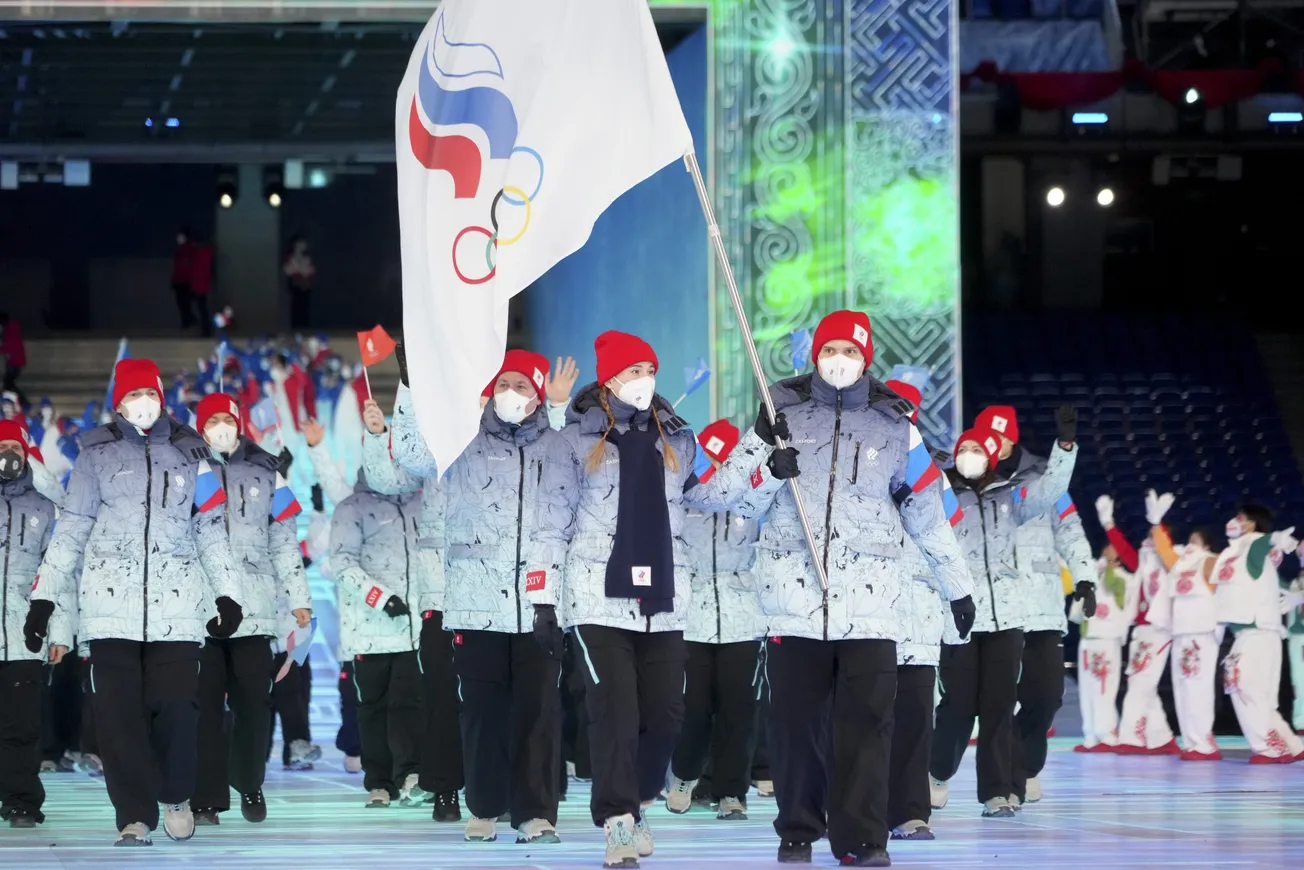 Gimnastas Rusia y Bielorrusia