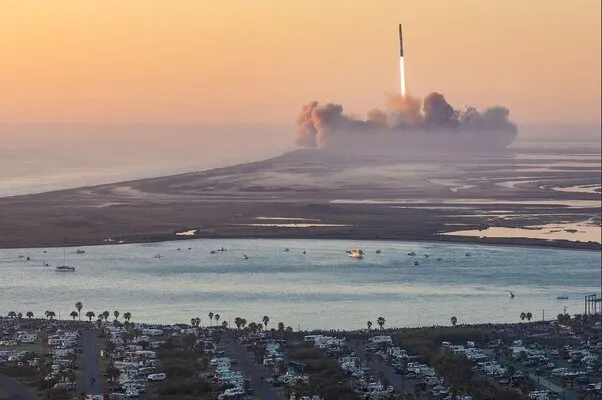 Lanzamiento de satélites starlink