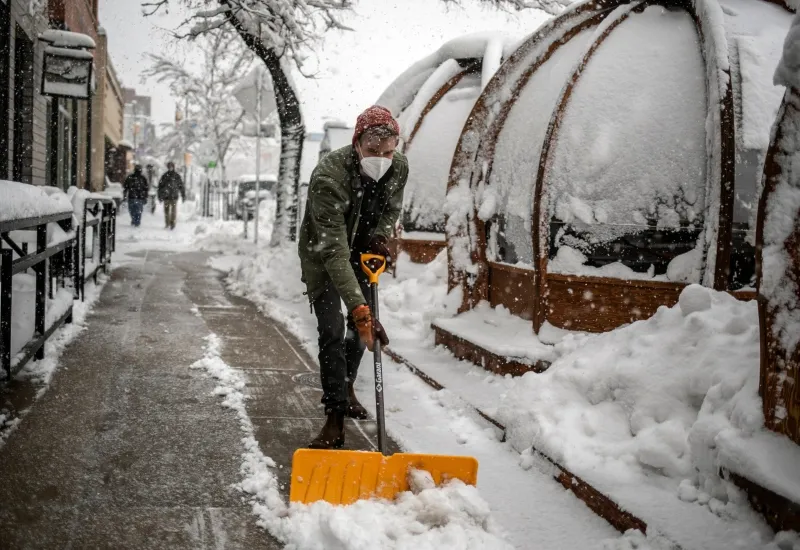 tormenta de nieve
