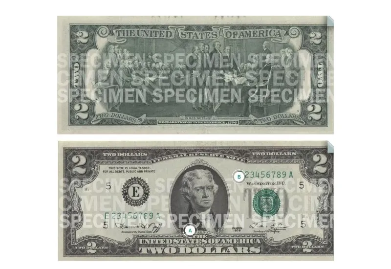 Billete de 2 dólares