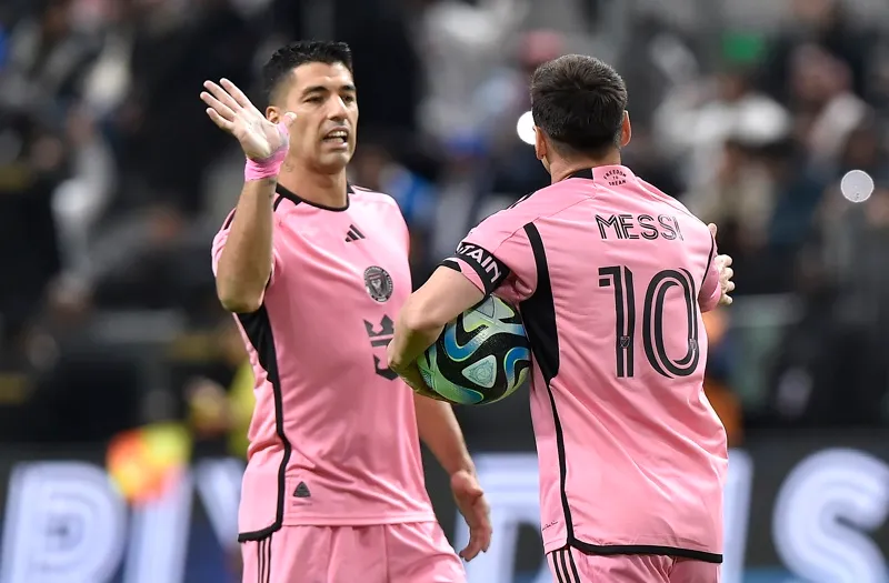 Messi y Suárez