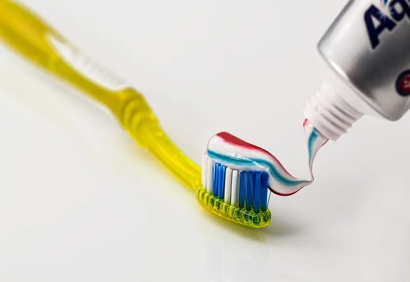 Crema dental. Foto de Archivo