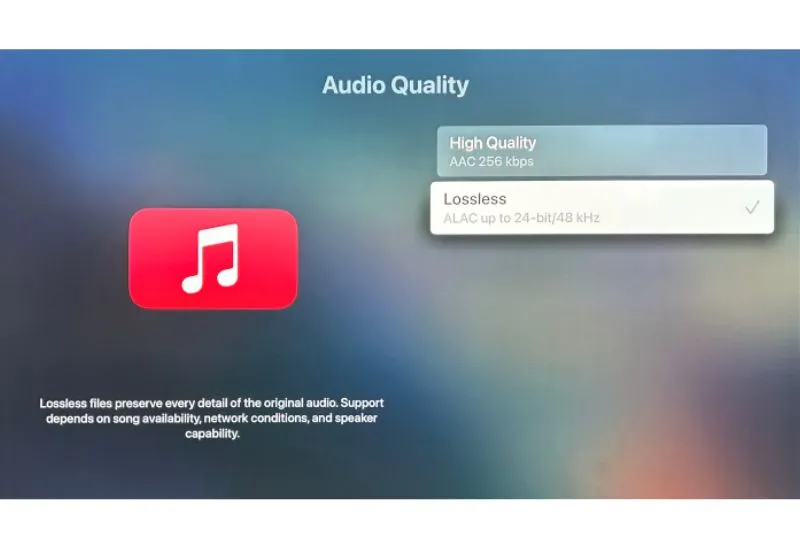 Lossless audio de Apple