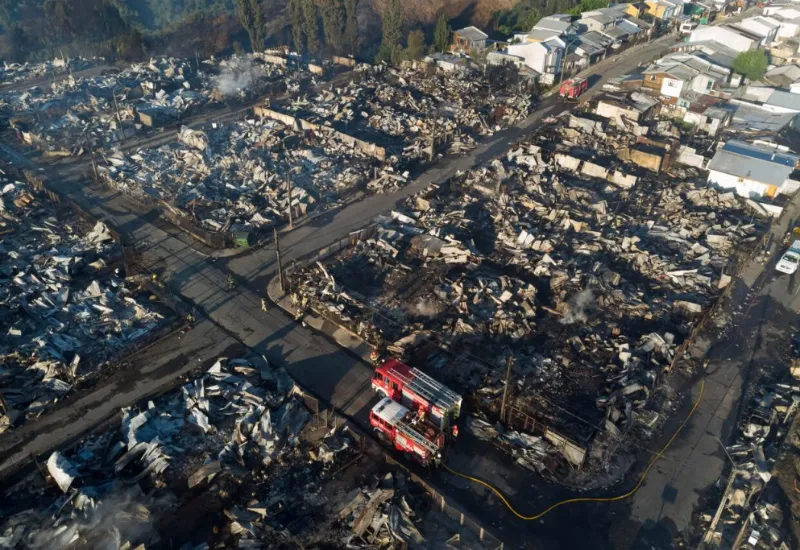 Incendios forestales Chile