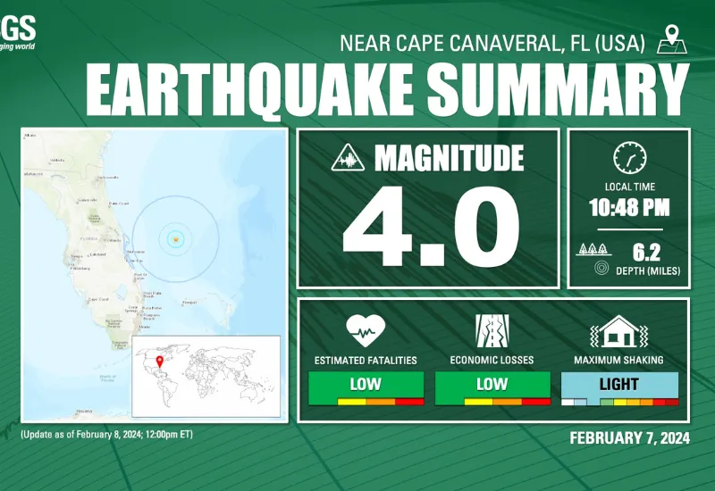sismo en Florida