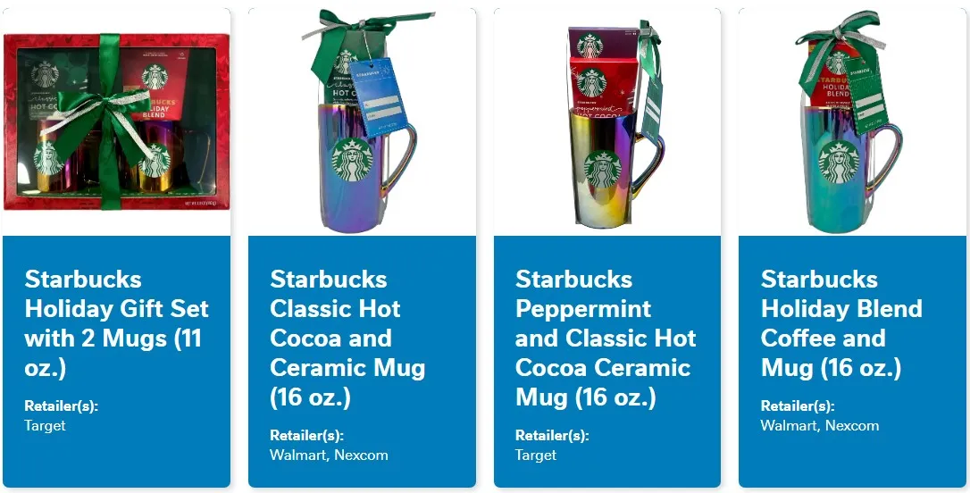 Tazas de Starbucks