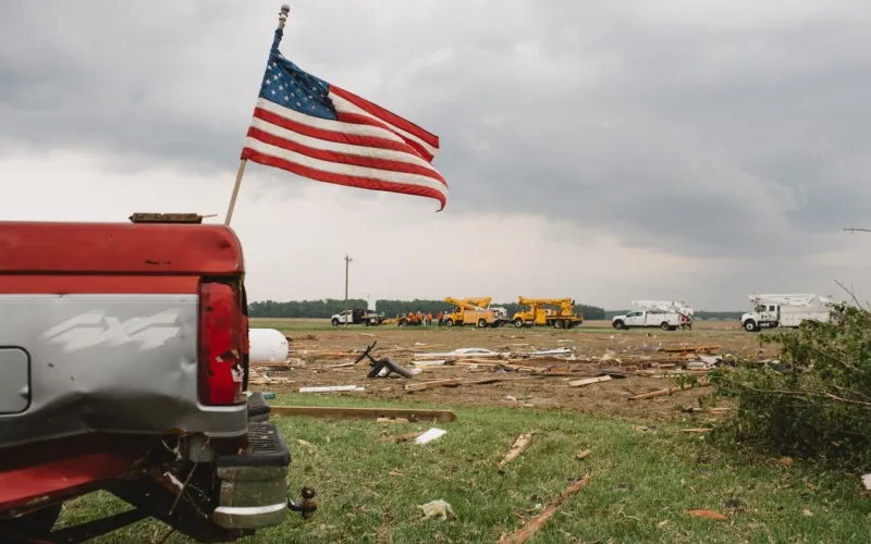 tornados en Ohio Indiana
