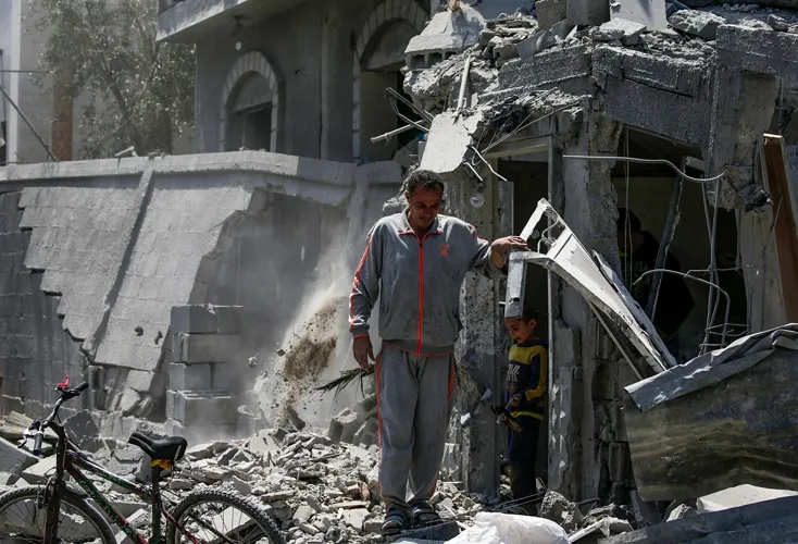 protestas gaza
