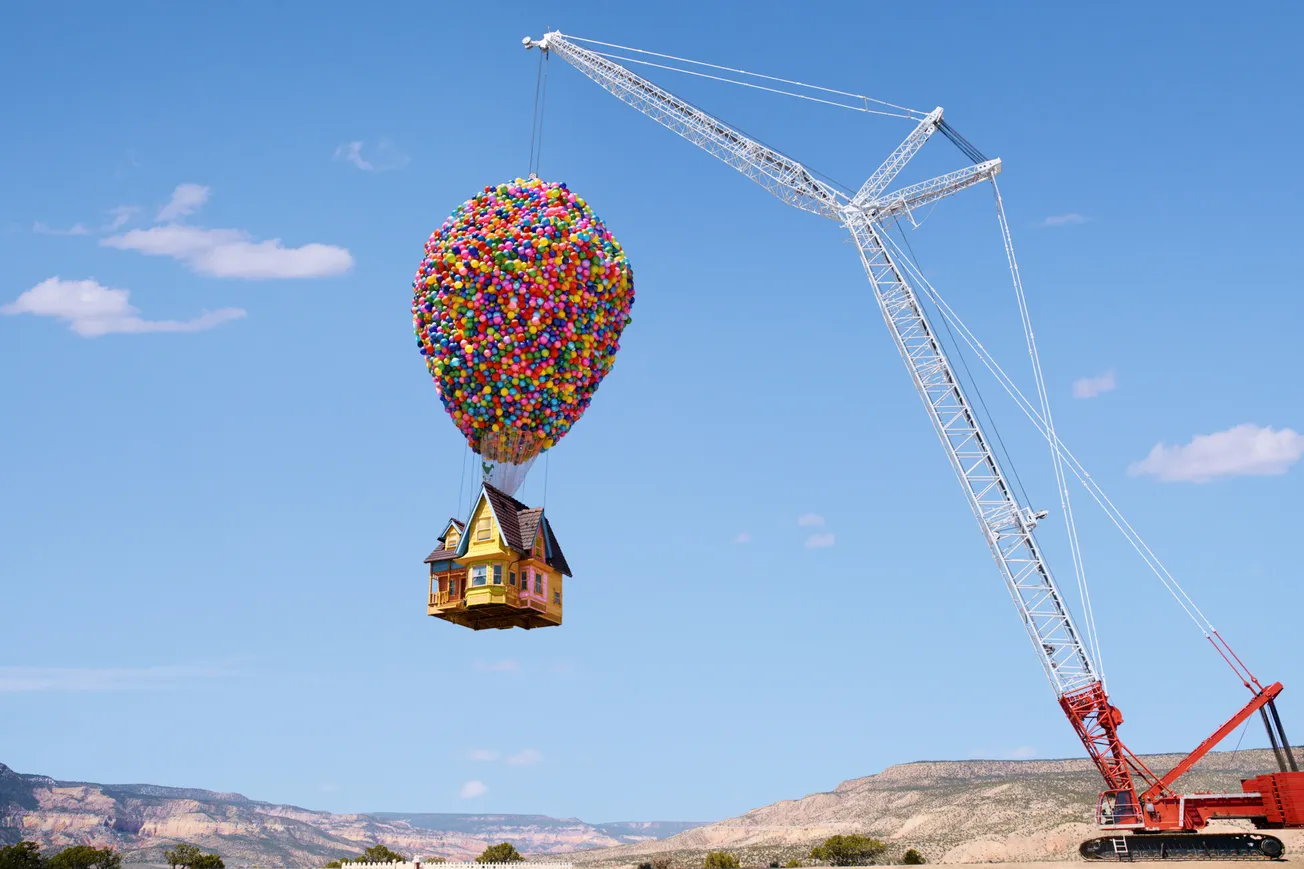 Casa recreada en la pelicula Up, una nueva experiencia de icónicos en Airbnb. Foto. Airbnb