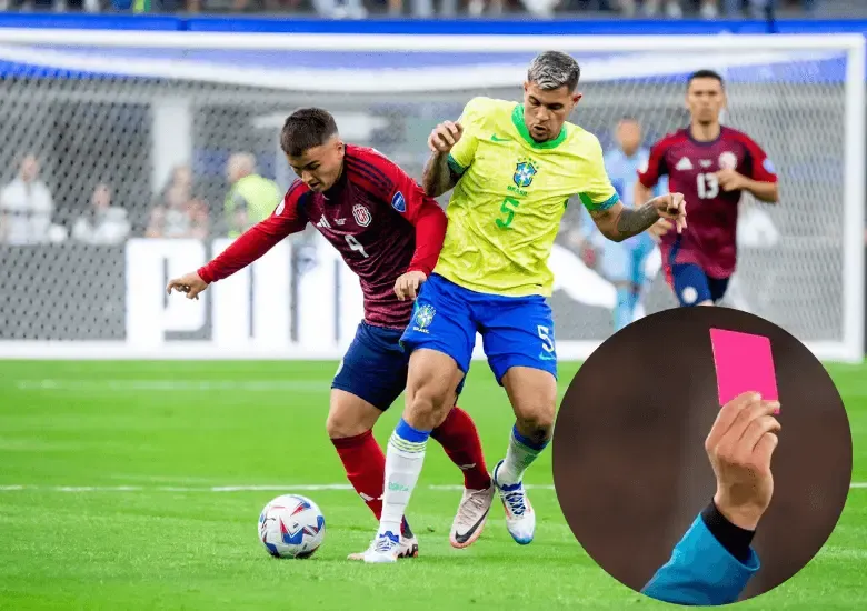 Tarjeta rosa Copa América