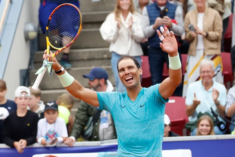 Rafael Nadal domina a Leo Borg y triunfa en su regreso a individuales