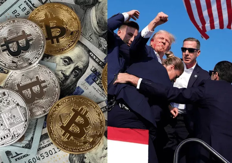 Bitcoin se dispara hasta los $63.000 tras el atentado contra Trump
