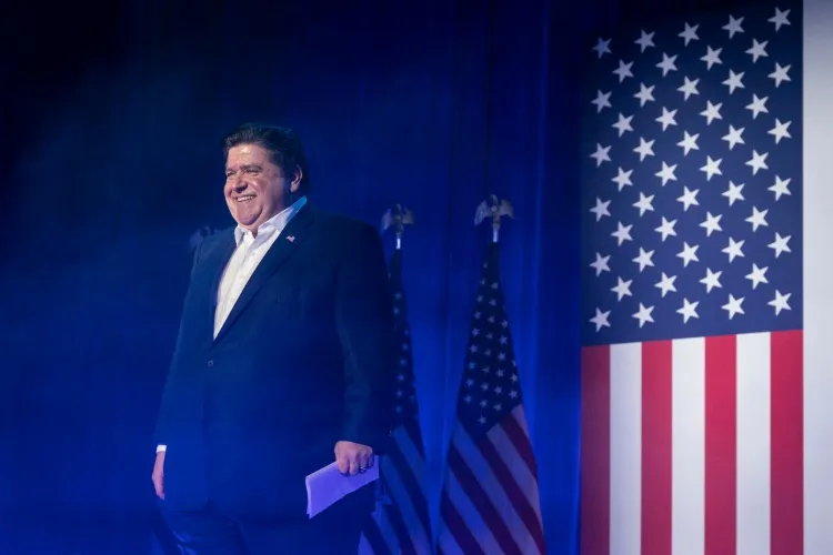 JB Pritzker Kamala Harris