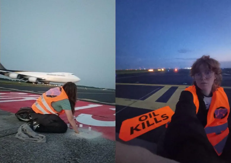 VIDEOS | Protesta ecoactivista interrumpe operaciones en aeropuertos de Alemania