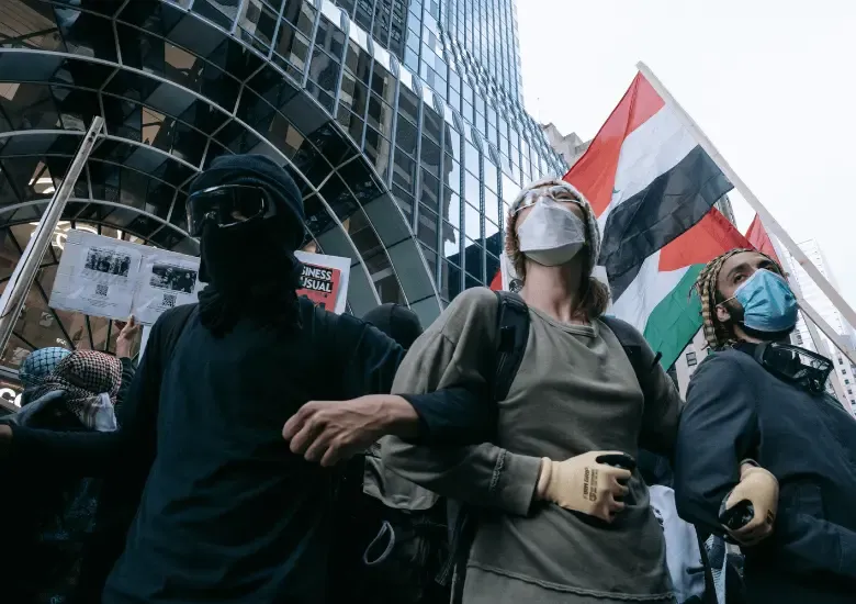 DNC protestas