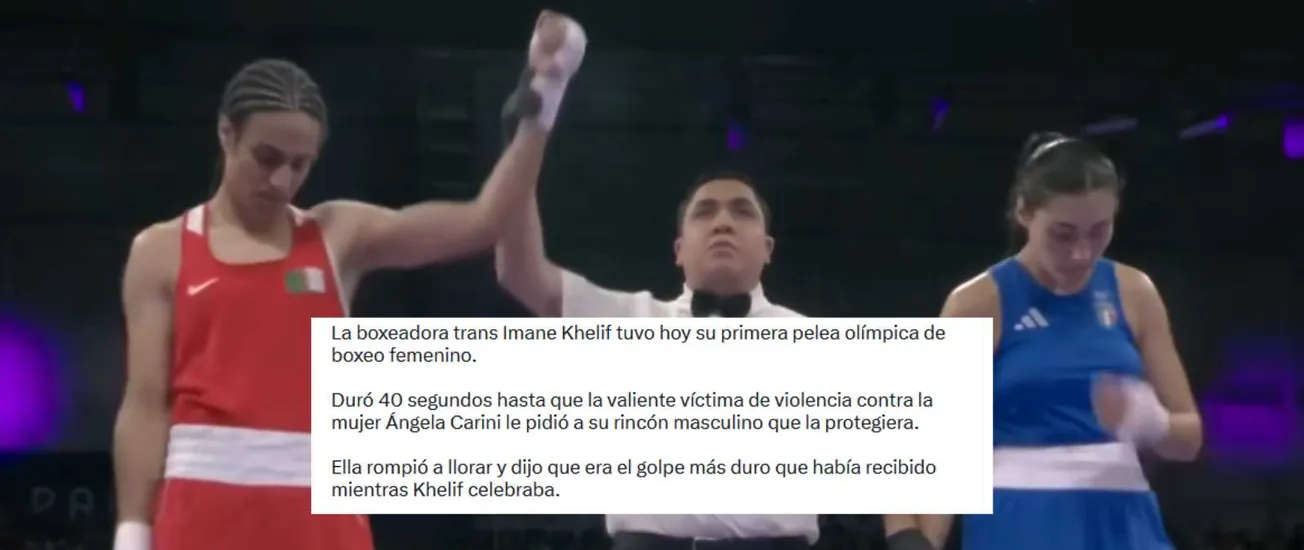 boxeadora argelina juegos olímpicos