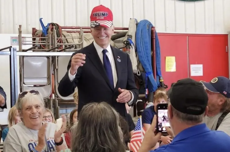 Biden gorra trump