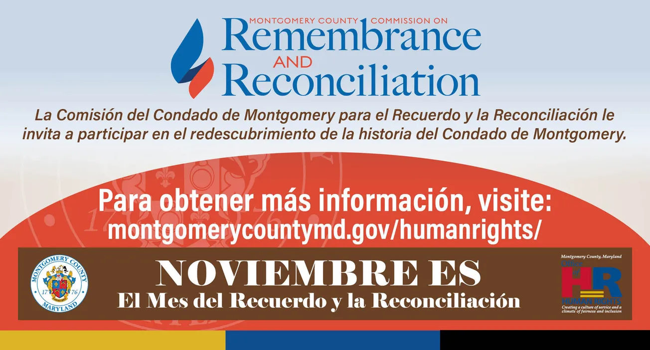 El Condado de Montgomery celebrará el Mes Anual del Recuerdo y la Reconciliación